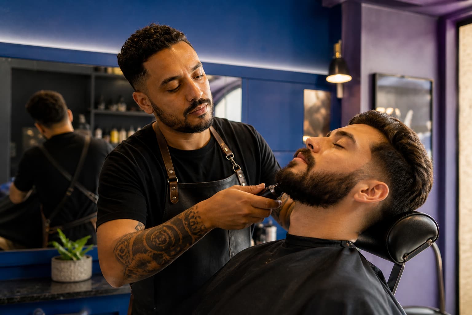 Barbearia usando a DayClick para organizar a agenda