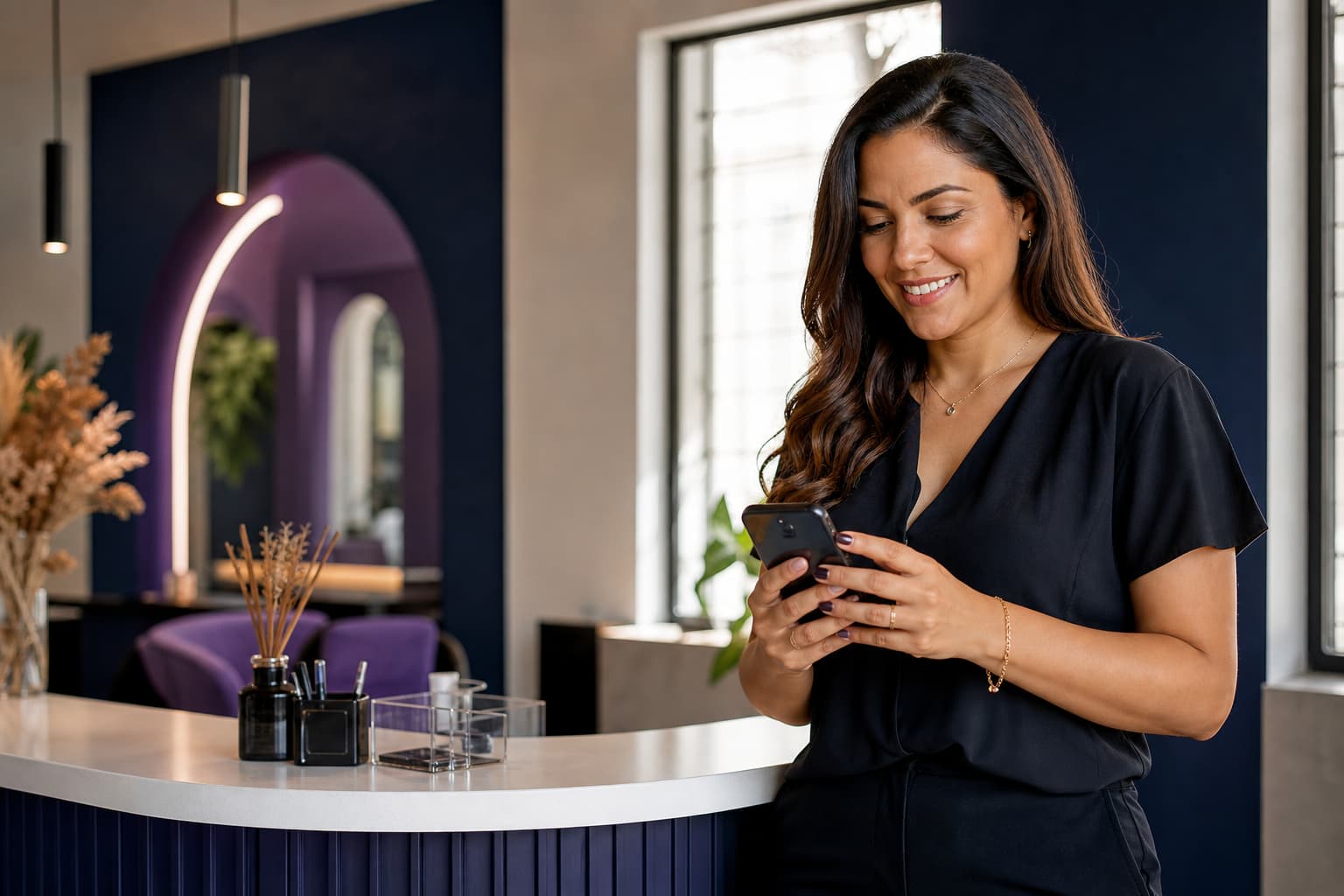 Salão de Beleza usando a DayClick para organizar a agenda